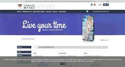 Desktop Screenshot of firenzemuseistore.com
